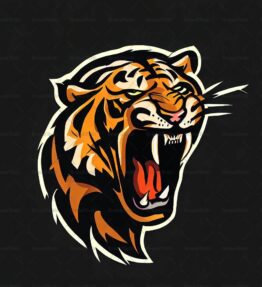Brüllender Tiger